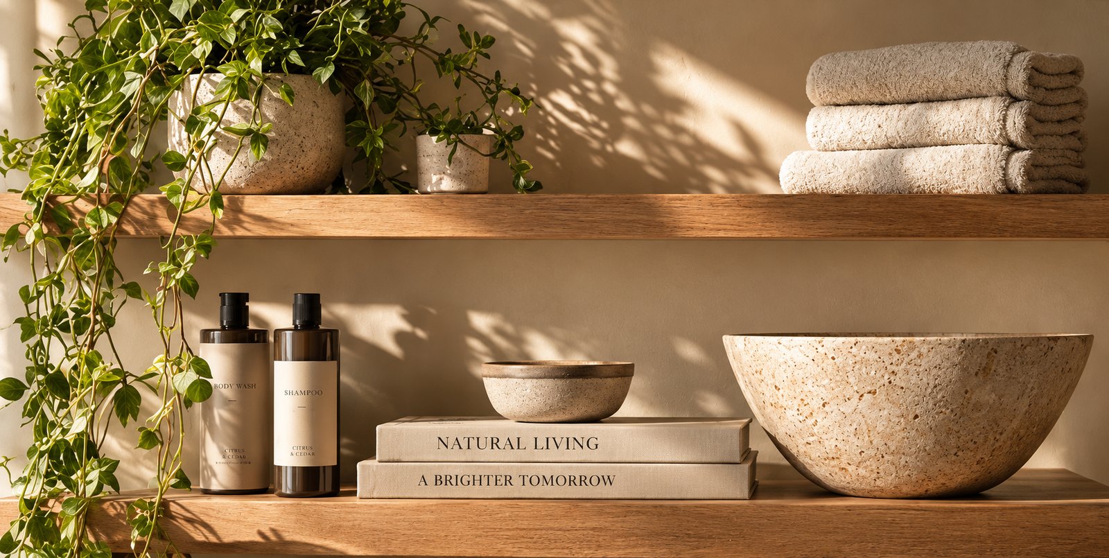 Thoughtful home and sustainable natural textures